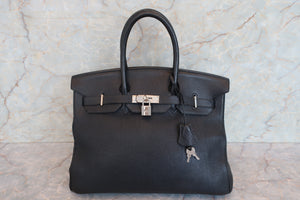 HERMES／エルメス バーキン35 トゴ ブラック □G刻印 ハンドバッグ 700070006