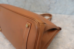 HERMES BIRKIN 35 Graine Couchevel leather Gold □D刻印 Hand bag 500120021