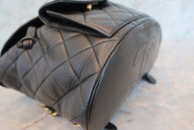 Load image into Gallery viewer, CHANEL Matelasse chain back pack Lambskin Black/Gold hadware Back pack 700100027
