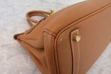 Load image into Gallery viewer, HERMES BIRKIN 30 Togo leather Gold □G Engraving Hand bag 700050184
