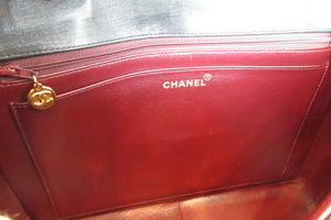 CHANEL/シャネル 中マトラッセシングルフラップチェーンショルダーバッグ ラムスキン ブラック/ゴールド金具 ショルダーバッグ 700070062
