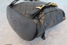 Load image into Gallery viewer, CHANEL Matelasse chain back pack Lambskin Black/Gold hadware Back pack 700100027
