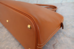 HERMES／エルメス ボリード35 ヴォーガリバー ゴールド 〇V刻印 ショルダーバッグ 700040223