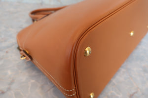 HERMES／エルメス ボリード35 ヴォーガリバー ゴールド 〇V刻印 ショルダーバッグ 700040223