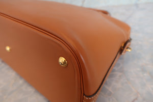 HERMES／エルメス ボリード35 ヴォーガリバー ゴールド 〇V刻印 ショルダーバッグ 700040223