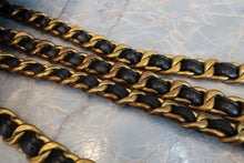 Load image into Gallery viewer, CHANEL Matelasse chain back pack Lambskin Black/Gold hadware Back pack 700100027
