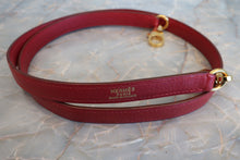 将图片加载到图库查看器，HERMES BOLIDE 35 Ardennes leather Rouge vif 〇X刻印 Shoulder bag 700010093
