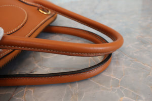 HERMES／エルメス ボリード35 ヴォーガリバー ゴールド 〇V刻印 ショルダーバッグ 700040223