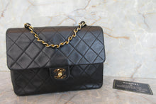 画像をギャラリービューアに読み込む, CHANEL/シャネル ミニマトラッセシングルフラップチェーンショルダーバッグ ラムスキン ブラック/ゴールド金具 ショルダーバッグ 700070065
