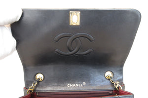 CHANEL Matelasse chain shoulder bag Lambskin Black/Gold hadware Shoulder bag 600120205