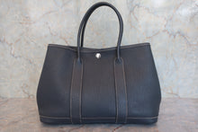 Load image into Gallery viewer, HERMES GARDEN PARTY TPM Negonda leather Graphite □K Engraving Tote bag 800040172
