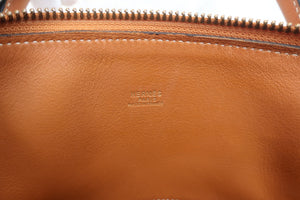 HERMES／エルメス ボリード35 ヴォーガリバー ゴールド 〇V刻印 ショルダーバッグ 700040223