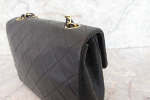 CHANEL/シャネル ミニマトラッセシングルフラップチェーンショルダーバッグ ラムスキン ブラック/ゴールド金具 ショルダーバッグ 700070065
