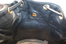 Load image into Gallery viewer, CHANEL Matelasse chain back pack Lambskin Black/Gold hadware Back pack 700100027

