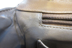 CHANEL/シャネル Vステッチチェーンショルダーバッグ キャビアスキン ブラウン/ゴールド金具 ショルダーバッグ 700080223