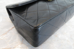 CHANEL/シャネル ミニマトラッセシングルフラップチェーンショルダーバッグ ラムスキン ブラック/ゴールド金具 ショルダーバッグ 700070065