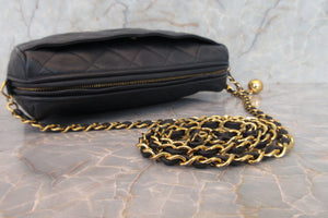CHANEL/シャネル マトラッセチェーンショルダーバッグ キャビアスキン ネイビー/ゴールド金具 ショルダーバッグ 700050075
