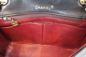 CHANEL/シャネル マトラッセチェーンショルダーバッグ ラムスキン ブラック/ゴールド金具 ショルダーバッグ 600120205