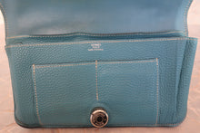 画像をギャラリービューアに読み込む, HERMES／エルメス ドゴンGM トゴ ブルージーン □I刻印 財布 700120184
