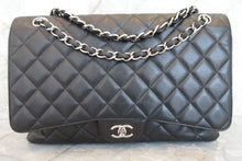 画像をギャラリービューアに読み込む, CHANEL/シャネル マトラッセシングルフラップチェーンショルダーバッグ キャビアスキン ブラック/シルバー金具 ショルダーバッグ 700050036
