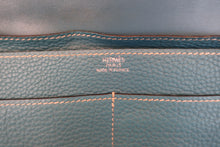 画像をギャラリービューアに読み込む, HERMES／エルメス ドゴンGM トゴ ブルージーン □I刻印 財布 700120184
