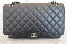 画像をギャラリービューアに読み込む, CHANEL/シャネル マトラッセシングルフラップチェーンショルダーバッグ キャビアスキン ブラック/シルバー金具 ショルダーバッグ 700050036
