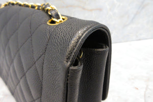 CHANEL/シャネル ダイアナマトラッセチェーンショルダーバッグ キャビアスキン ブラック/ゴールド金具 ショルダーバッグ 700090039