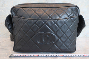 CHANEL/シャネル マトラッセフリンジショルダーバッグ ラムスキン ブラック/ゴールド金具 ショルダーバッグ 600100012