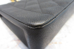 CHANEL/シャネル ダイアナマトラッセチェーンショルダーバッグ キャビアスキン ブラック/ゴールド金具 ショルダーバッグ 700090039