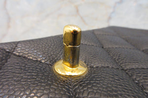CHANEL/シャネル ダイアナマトラッセチェーンショルダーバッグ キャビアスキン ブラック/ゴールド金具 ショルダーバッグ 700090039
