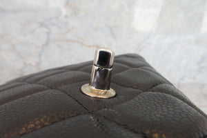 CHANEL/シャネル マトラッセシングルフラップチェーンショルダーバッグ キャビアスキン ブラック/シルバー金具 ショルダーバッグ 700050036