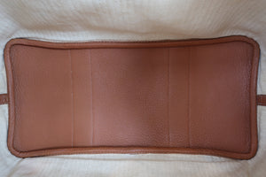 HERMES／エルメス ガーデンパーティPM ネゴンダ  ブラウン □L刻印 トートバッグ 700070144