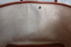 HERMES／エルメス ガーデンパーティPM ネゴンダ  ブラウン □L刻印 トートバッグ 700070144