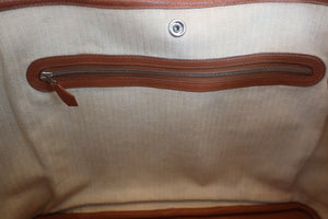 HERMES／エルメス ガーデンパーティPM ネゴンダ  ブラウン □L刻印 トートバッグ 700070144