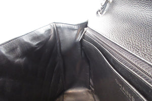 CHANEL/シャネル マトラッセシングルフラップチェーンショルダーバッグ キャビアスキン ブラック/シルバー金具 ショルダーバッグ 700050036