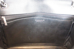 CHANEL/シャネル マトラッセシングルフラップチェーンショルダーバッグ キャビアスキン ブラック/シルバー金具 ショルダーバッグ 700050036