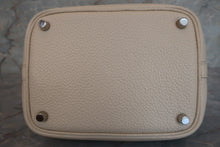 将图片加载到图库查看器，HERMES PICOTIN LOCK ECLAT PM Clemence leather/Swift leather Nata/JOURNE POUSSAN B刻印 Hand bag 600090117
