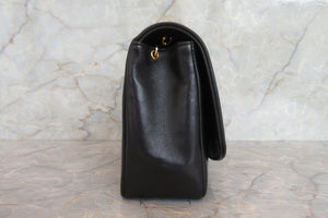 CHANEL/シャネル ダイアナマトラッセチェーンショルダーバッグ ラムスキン ブラック/ゴールド金具 ショルダーバッグ 700080004