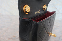 画像をギャラリービューアに読み込む, CHANEL/シャネル ミニマトラッセチェーンハンドバッグ ラムスキン ブラック/ゴールド金具 ハンドバッグ 800020091
