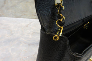 CHANEL/シャネル ダイアナマトラッセチェーンショルダーバッグ キャビアスキン ブラック/ゴールド金具 ショルダーバッグ 700090039