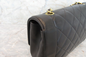 CHANEL/シャネル ダイアナマトラッセチェーンショルダーバッグ ラムスキン ブラック/ゴールド金具 ショルダーバッグ 700080004