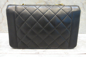 CHANEL/シャネル ダイアナマトラッセチェーンショルダーバッグ ラムスキン ブラック/ゴールド金具 ショルダーバッグ 700090032