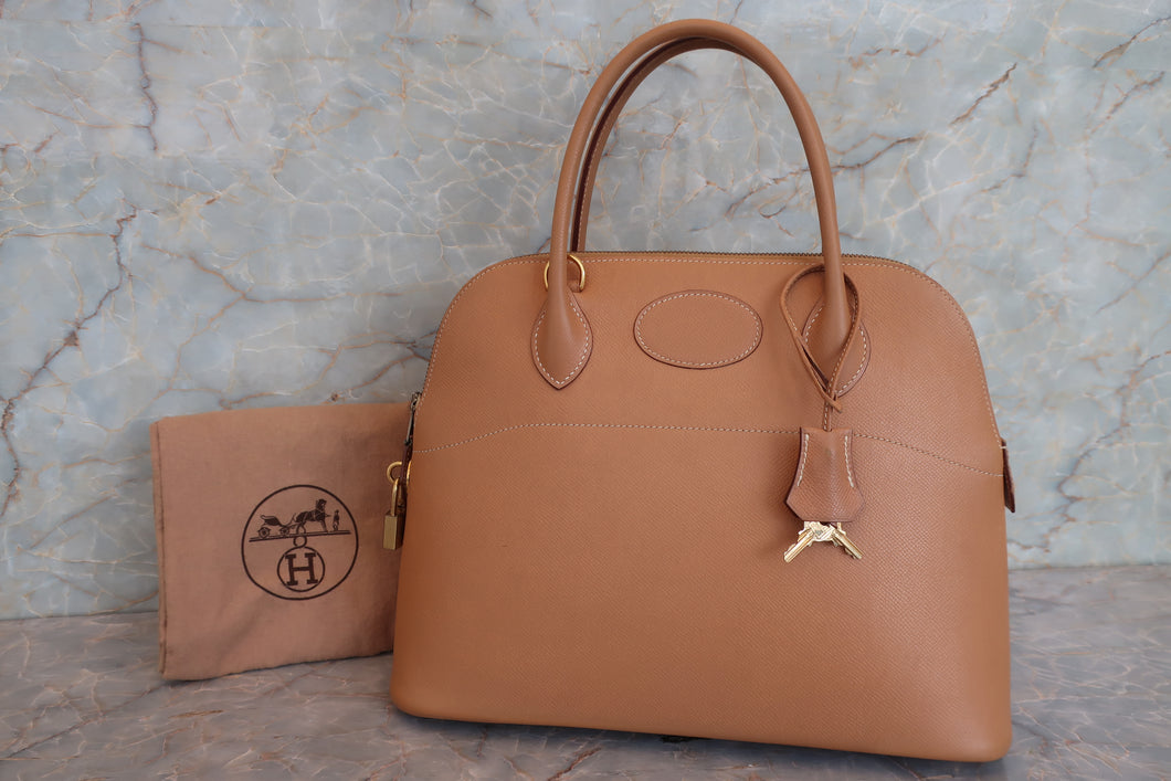 HERMES／エルメス ボリード31 クシュベル ナチュラル 〇Z刻印 ハンドバッグ 700060023