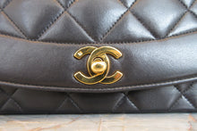 画像をギャラリービューアに読み込む, CHANEL/シャネル ダイアナマトラッセチェーンショルダーバッグ ラムスキン ブラック/ゴールド金具 ショルダーバッグ 700080004
