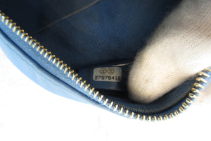 CHANEL/シャネル シャネル19マトラッセラウンドチェーンショルダーバッグ ラムスキン ブルー/ゴールド金具 ショルダーバッグ 700070071
