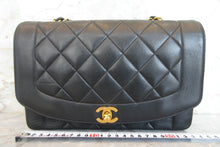 画像をギャラリービューアに読み込む, CHANEL/シャネル ダイアナマトラッセチェーンショルダーバッグ ラムスキン ブラック/ゴールド金具 ショルダーバッグ 700070064
