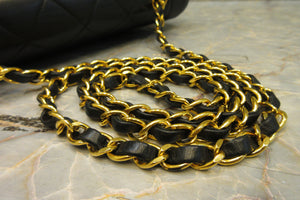 CHANEL/シャネル ダイアナマトラッセチェーンショルダーバッグ ラムスキン ブラック/ゴールド金具 ショルダーバッグ 700090032