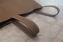 将图片加载到图库查看器，HERMES PICOTIN LOCK MM Clemence leather Etoupe gray Z刻印 Hand bag 700120214
