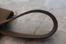 将图片加载到图库查看器，HERMES PICOTIN LOCK MM Clemence leather Etoupe gray Z刻印 Hand bag 700120214
