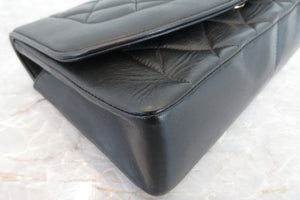 CHANEL/シャネル ダイアナマトラッセチェーンショルダーバッグ ラムスキン ブラック/ゴールド金具 ショルダーバッグ 700070064
